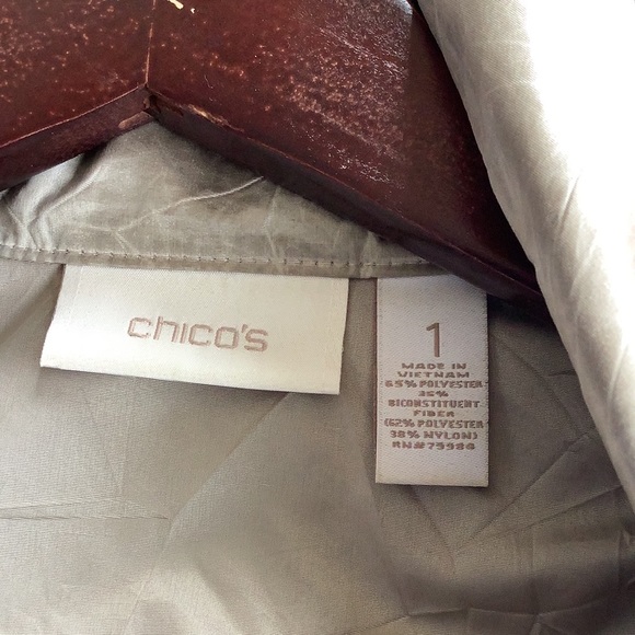 Chicos shiny pewter jacket - Picture 4 of 6